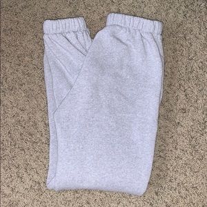 light grey brandy melville sweatpants